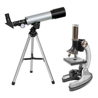 Мікроскоп Optima Universer 300x-1200x Телескоп 50/360 AZ у кейсі (928587) фото №1