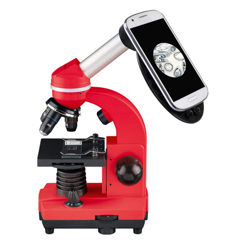 Мікроскоп Bresser Biolux SEL 40x-1600x Red з адаптером (927061) фото №2