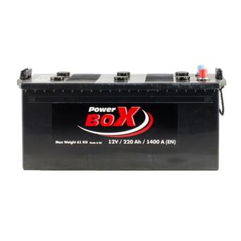 Акумулятор автомобільний PowerBox 220 Аh/12V А1 (SLF220-00) фото №1