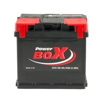 Акумулятор автомобільний PowerBox 50 Аh/12V А1 (SLF050-01) фото №1