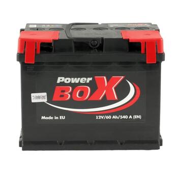 Акумулятор автомобільний PowerBox 60 Аh/12V А1 Euro (SLF060-00) фото №1