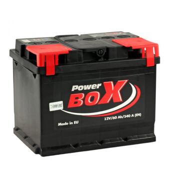 Акумулятор автомобільний PowerBox 60 Аh/12V А1 Euro (SLF060-00) фото №2