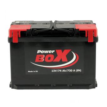 Акумулятор автомобільний PowerBox 74 Аh/12V А1 Euro (SLF074-00) фото №1