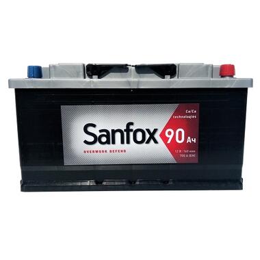 Автомобільний акумулятор Sanfox 6СТ-90 AзЕ 700A (0) R+ Україна 2023 фото №1