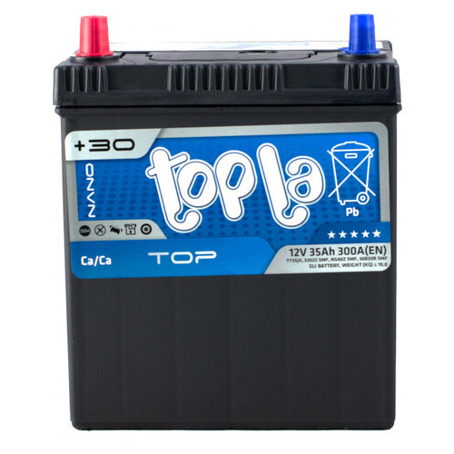 Автомобільний акумулятор Topla 35Ah/12VTop/Energy Japan (1) 53522 (118 935) фото №1