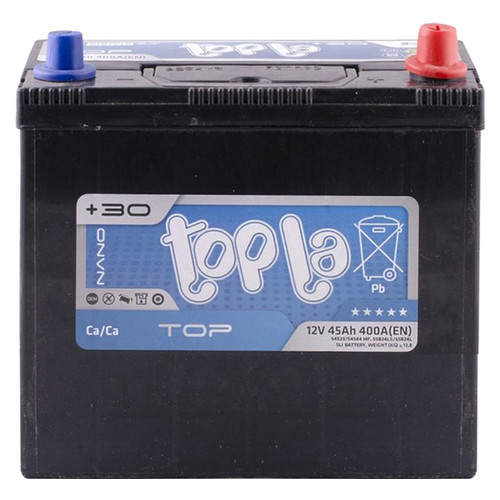 Автомобільний акумулятор Topla 45 Ah/12V Top/Energy Japan Euro (0) min (118 245) фото №1