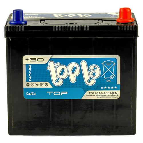 Автомобільний акумулятор Topla 45Ah/12V Top/Energy Japan Euro (0) 54523 (118 845) фото №1