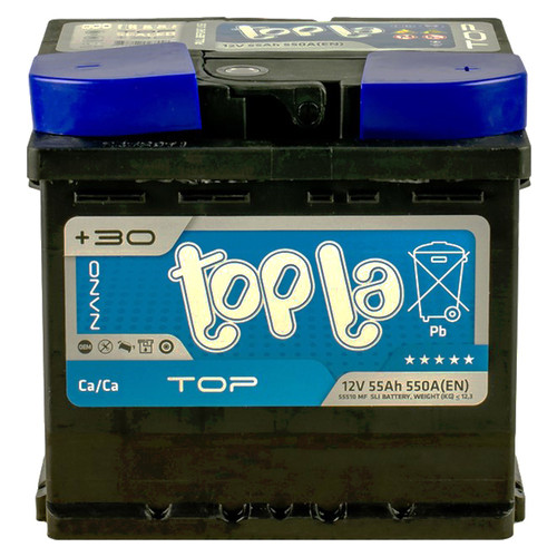 Автомобільний акумулятор Topla 55 Ah/12V TOP Euro (0) (118 655) фото №1
