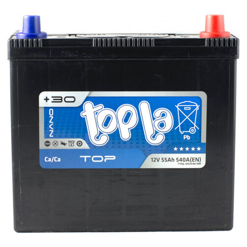 Автомобільний акумулятор Topla 55Ah/12V Top/Energy Japan Euro (0) 55523/84 (118 255) фото №1