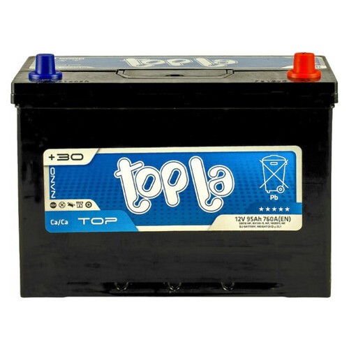 Автомобільний акумулятор Topla 95Ah/12V Top/Energy Japan Euro (0) (118 895) фото №1