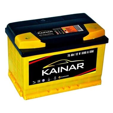 KAINAR Аккумулятор 75Ah-12v KAINAR Standart+ (278x175x190),L,EN690 (075 261 1 120 ЖЧ) фото №1