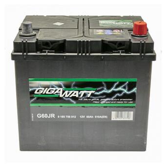 Акумулятор автомобільний GigaWatt 60А (0185756012) фото №1