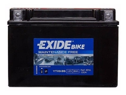 Акумулятор Exide AGM (ETX9-BS) 8Ah-12V L EN120 фото №1
