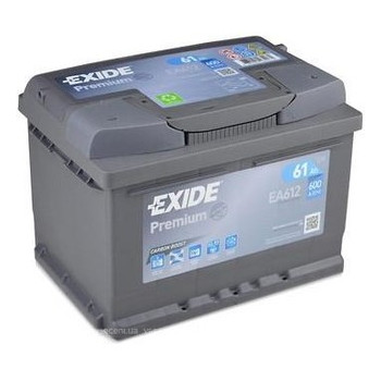 Автомобільний акумулятор Exide Premium 6СТ-61 Н Євро (EA612) фото №1