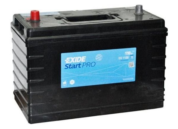 Автомобільний акумулятор Exide Start PRO 6СТ-110 (клеми по центру) (EG110B) фото №1