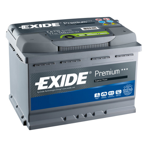 Автомобільний акумулятор Exide Premium 72Ah-12v R EN720 фото №1