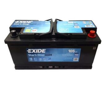 Автомобільний акумулятор Exide 105Ah-12v AGM R EN950 (EK1050) фото №1
