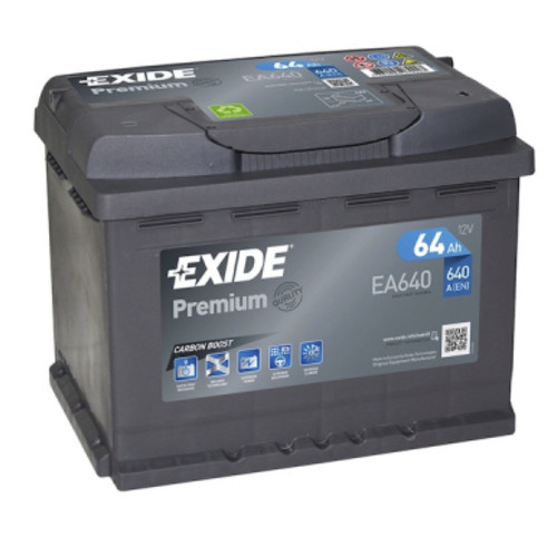 Автомобільний акумулятор EXIDE PREMIUM 64A (EA640) фото №1
