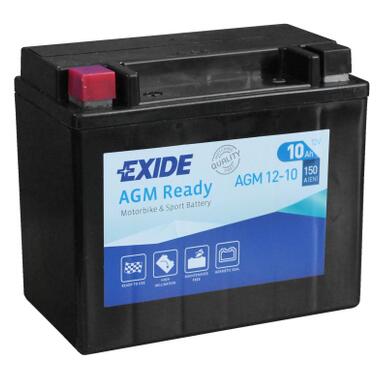 Аккумулятор автомобильный EXIDE Ready AGM 10Ah (+/-) (150EN) (AGM12-10) фото №1