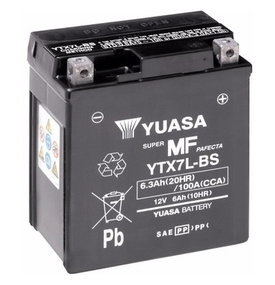 Акумулятор Yuasa MF VRLA Battery AGM 12V 6Ah (YTX7L-BS) фото №1