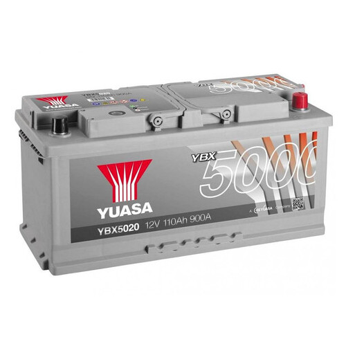 Автомобільний акумулятор Yuasa 12V 110Ah Silver High Performance Battery YBX5020 фото №1