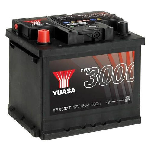 Автомобильный аккумулятор Yuasa 12V 45Ah SMF Battery YBX3077 фото №1