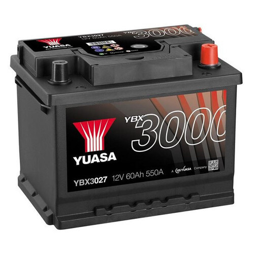 Автомобільний акумулятор Yuasa 12V 62Ah SMF Battery YBX3027 фото №1