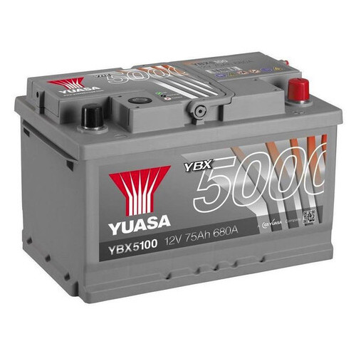 Автомобільний акумулятор Yuasa 12V 75Ah Silver High Performance Battery YBX5100 фото №1