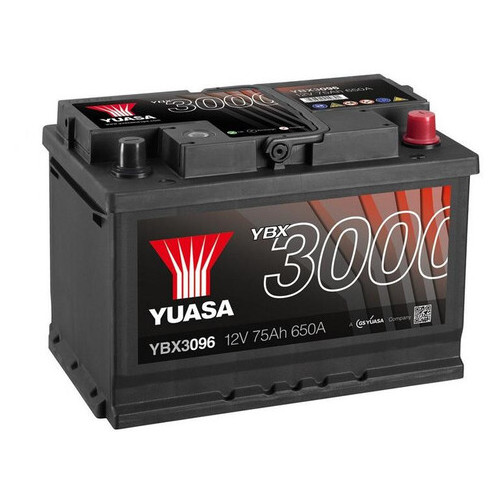 Автомобільний акумулятор Yuasa 12V 76Ah SMF Battery YBX3096 фото №1