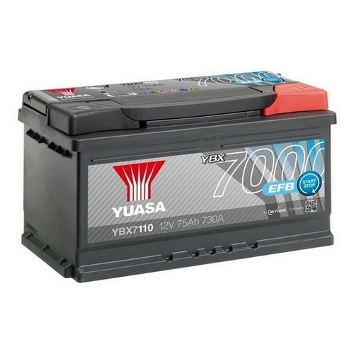 Автомобільний акумулятор Yuasa 12V 75Ah EFB Start Stop Battery YBX7110 (0) (YBX7110) фото №1
