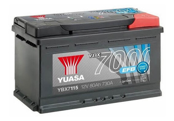 Автомобільний акумулятор Yuasa 12V 85Ah 760A Yuasa EFB Start Stop Battery YBX7115 (0) (YBX7115) фото №2