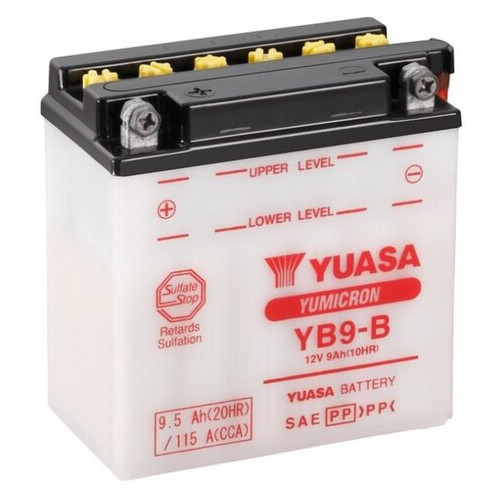Мото акумулятор Yuasa 12V 9.5Ah YuMicron Battery YB9-B (заморожений) (YB9-B) фото №1