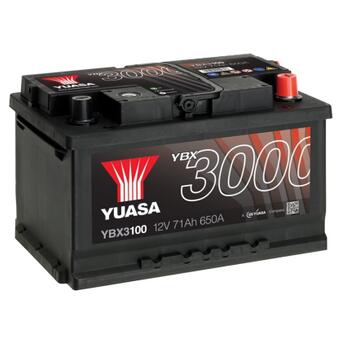 Акумулятор автомобільний Yuasa 12V 71Ah SMF Battery (YBX3100) фото №1