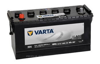 Акумулятор Varta 100Ah-12v VARTA PM Black H4 413x175x220 L 600 (600 035 060) фото №1