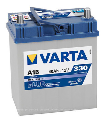 Акумулятор автомобільний Varta Blue Dynamic A14 40Ah-12v R EN330 фото №1
