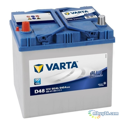 Автомобільний акумулятор Varta Blue Dynamic D48 60Ah-12v L EN540 фото №1
