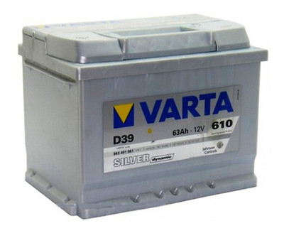 Автомобільний акумулятор Varta Silver Dynamic D39 63Ah-12v L EN610 фото №1