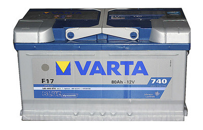 Акумулятор автомобільний Varta Blue Dynamic F17 80Ah-12v R EN740 фото №1