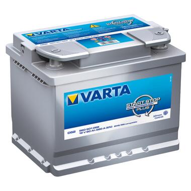 Автомобільний акумулятор VARTA  60Ач  Start Stop plus  AGM  D52 (A8) (0)  (560901068) фото №1