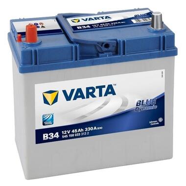 Автомобільний акумулятор VARTA 45Ач  Blue Dynamic  АЗИЯ   B34 (1)  (545158033) фото №1