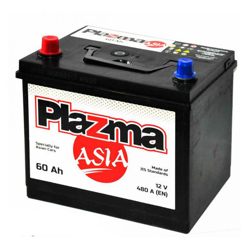 Аккумулятор Plazma 6СТ-60 Asia Евро (97362) фото №1