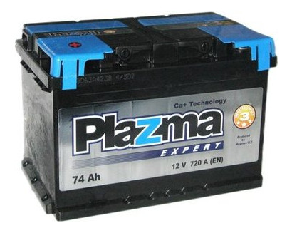 Аккумулятор автомобильный Plazma Expert 6СТ-74 Евро фото №1
