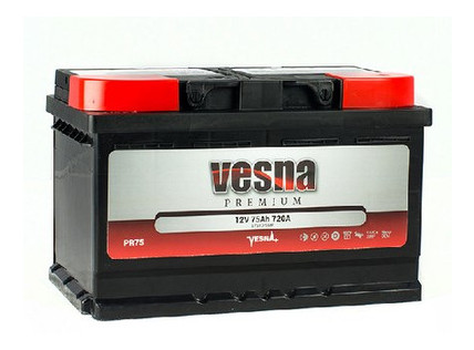 Автомобільний акумулятор Vesna 75 Ah/12V Premium Euro(0) низький фото №2