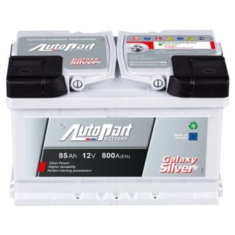 Акумулятор автомобільний AutoPart 85 Ah/12V Galaxy Silver_SB_ низький (ARL85-GAL0) фото №1