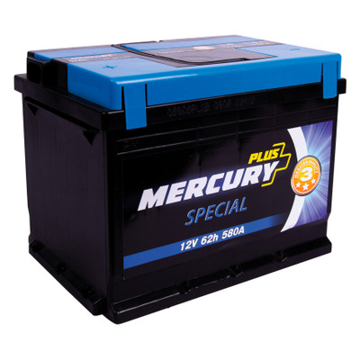 Автомобільний акумулятор Mercury battery Special Plus 62Ah (P47289) фото №1