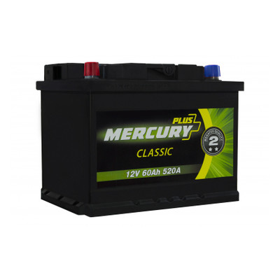 Автомобільний акумулятор Mercury battery CLASSIC Plus 60Ah (P47278) фото №1