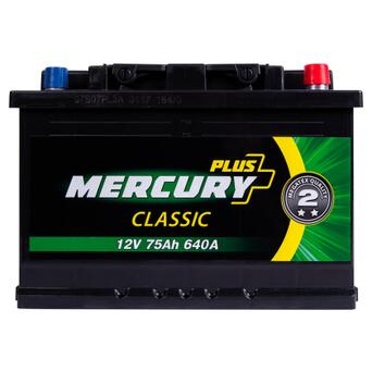 Акумулятор автомобільний MERCURY battery CLASSIC Plus 75Ah (P47296) фото №2