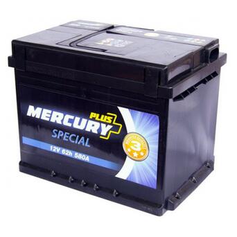 Акумулятор автомобільний MERCURY battery SPECIAL Plus 62Ah (P47298) фото №3