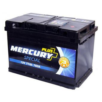 Акумулятор автомобільний MERCURY battery SPECIAL Plus 77Ah (P47291) фото №3