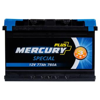 Акумулятор автомобільний MERCURY battery SPECIAL Plus 77Ah (P47291) фото №2